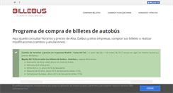 Desktop Screenshot of billebus.es